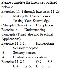 Answer Sheet Chapter 11-2